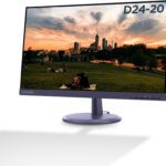 Lenovo 60.45 Cm (24 Inch) Full Hd Va Panel 3-Side Near Edgeless With Tuv Eye Care Monitor (D24-20/D24-40)(Response Time: 4 Ms, 75 Hz Refresh Rate)