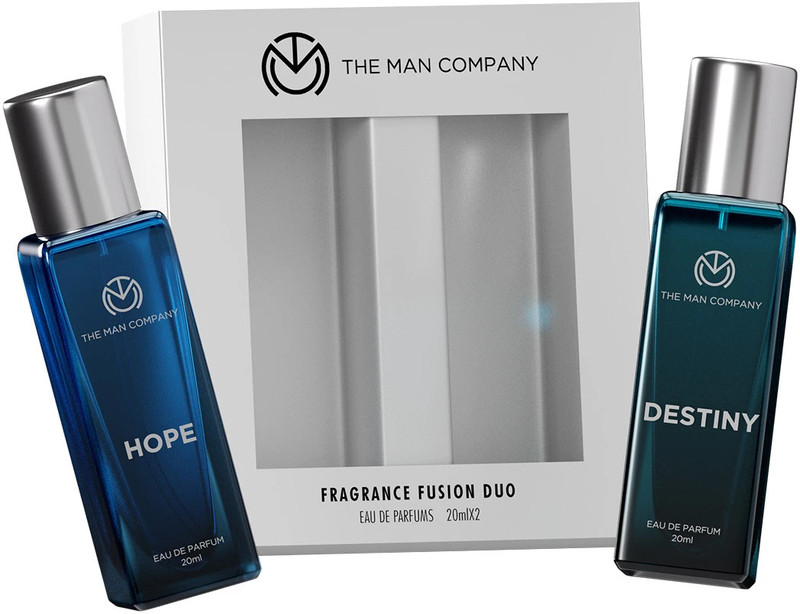 The Man Company Fragrance Fusion Duo Premium Long Lasting Perfume Combo For Men (2X20 Ml) | Eau De Parfum  –  40 Ml(For Men)
