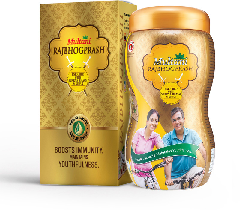 Multani Rajbhogprash Enriched With Swaran Bhasm & Kesar | Immunity Booster – 500Gm(500 G)