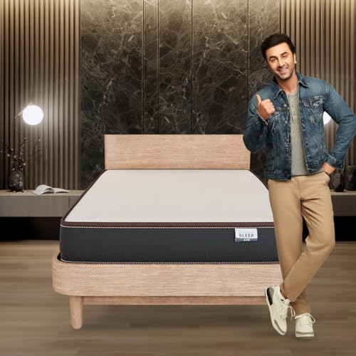 Nilkamal Sleep Lite Dual Comfort 5 Inch Mattress | 10 Year Warranty | Reversible Design | Soft & Firm Sides | Superior Hd Foam | Breathable Knitted Fabric | Bed Mattress | Single Size (72 X 36 X 5)