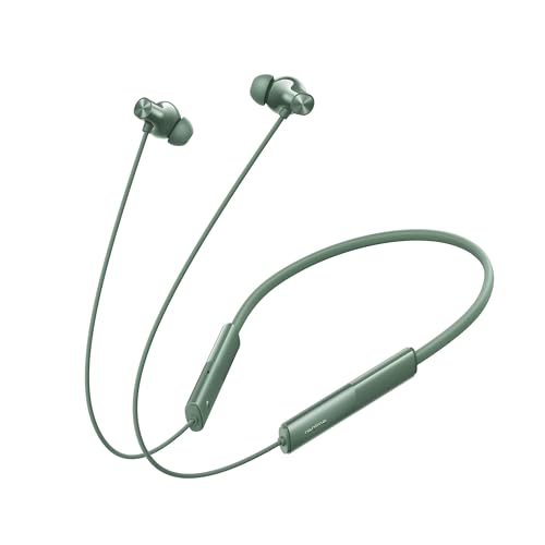 Realme Buds Wireless 3 Neo In Ear Bluetooth Neckband With 13.4 Mm Dynamic Bass Boost Driver,Upto 32 Hours Playback,Fast Charge,Ai Enc,45Ms Low Latency,Ip55 Dust&Water Resistannt&Bluetooth V 5.4 Green