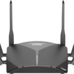 D-Link Dir-3060 Mesh Router 2.4 Ghz, 5 Ghz 3000 Mbps Wifi Speed Tri Band External Antenna Ethernet (Cable Broadband)(Black)