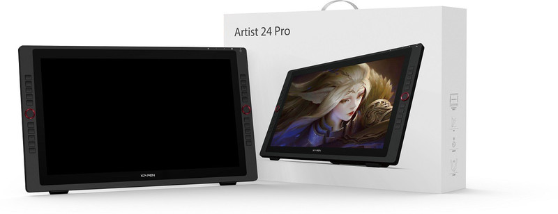 Xp Pen Artist 24 Pro 20.74 X 11.66 Inch Graphics Tablet Connectivity – Usb(Black)