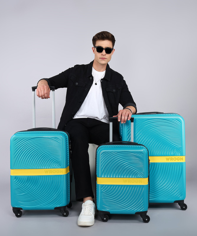 Wrogn Sprinto Set-3 (22Inchd+ 26 Inch+ 30 Inch) Cabin & Check-In Set 4 Wheels – 29 Inch