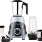 Pigeon Mixmaster Pro 500 W Mixer Grinder(16506 | 4 Jars | Black, Grey)