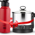 Pigeon Pg-Kessel-Bottle-Combi Electric Kettle(1.2 L, Silver, Black)