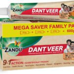 Zandu Dantveer, Indias 1St With Irimedadi Oil Fights 9 Dental Problems Toothpaste(600 G)