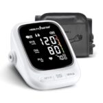 Healthsense Heart-Mate Bp144 Upper Arm Automatic Digital Talking Blood Pressure Monitor, Heart Rate Machine & Pulse Checking Meter For Accurate Home Monitoring With 1 Year Warranty, Batteries Included (White)