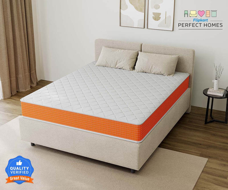 Flipkart Perfect Homes Trio Medium Soft & Hard | 5 Inch Single High Density (Hd) Foam Mattress(L X W: 72 Inch X 30 Inch)