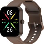 Noise Colorfit Caliber 2 With 1.83” Display, Upto 12 Day Battery, 60 Sports Mode Smartwatch(Brown Strap, Regular)