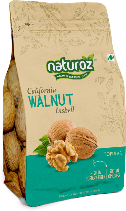 Naturoz Popular California Inshell Walnuts(1 X 1 Kg)