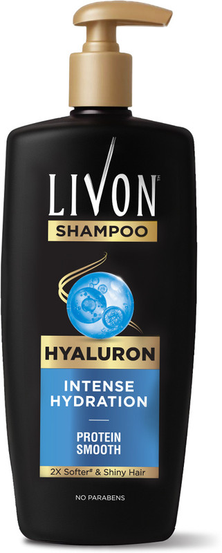 Livon Hyaluron Shampoo For Women & Men |Hydrates Dry & Dull Hair |2X Soft & Shiny Hair(650 Ml)