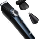 Misfit Groom 700 3-In-1 Trimmer 180 Min  Runtime 40 Length Settings(Blue)