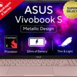 Asus Asus Vivobook S16 (2025) With Office 2024 + M365 Basic*, Metal Body*, Qualcomm Snapdragon X – (16 Gb/512 Gb Ssd/Windows 11 Home) S3607Qa-Sh078Ws Thin And Light Laptop(16 Inch, Rose Gold, 1.74 Kg, With Ms Office)