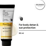 Deconstruct Detan Sunscreen Body Lotion | For Reducing Tan Lines & Skin Brightening(90 G)