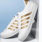Sparx Sl 111 | Stylish, Comfortable | Sneakers For Women(White, Gold , 5)
