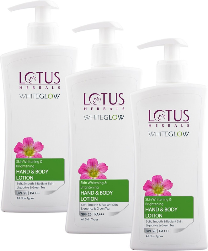 Lotus Herbals Whiteglow Skin Whitening & Brightening Hand & Body Lotion Spf-25 I Pa+++(1200 Ml)