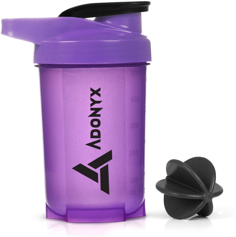 Adonyx 500 Ml Plastic Shaker(Pack Of 1, Purple)