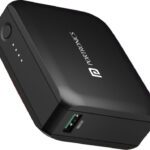 Portronics 10000 Mah 30 W Compact Pocket Size Power Bank(Black, Lithium Polymer, Fast Charging For Mobile)