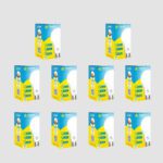 Flipkart Smartbuy 9 W Basic Round B22 Led Bulb(White, Pack Of 10)