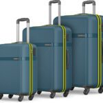 Safari Magnum Fury Set Of 3 (Small 55Cm | Medium 65Cm | Large 75Cm) 4W Cabin & Check-In Set 4 Wheels – 30 Inches