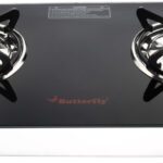 Butterfly Duo Plus 2B Glass Manual Gas Stove(2 Burners)