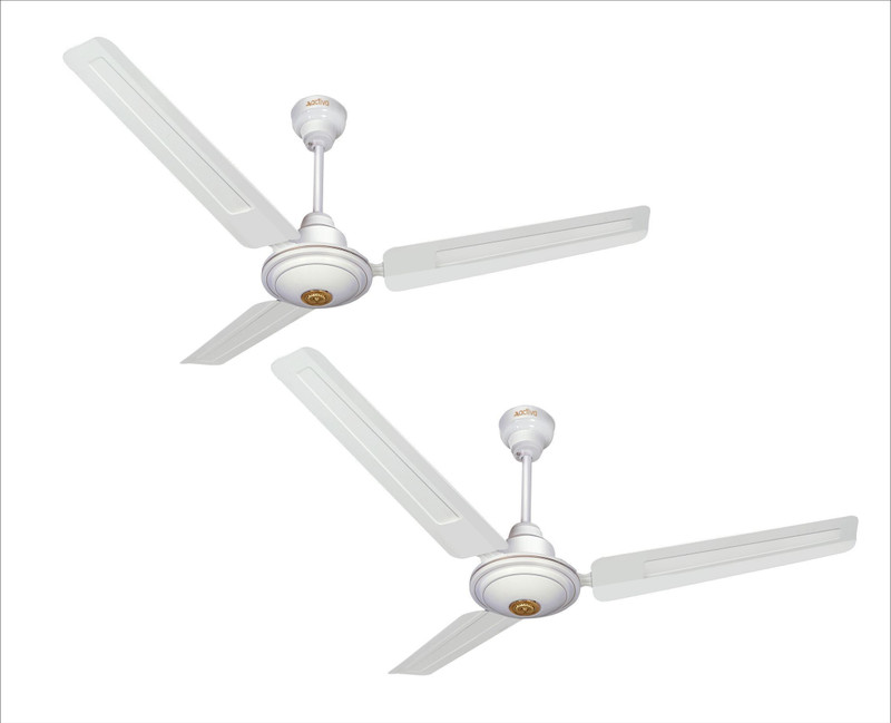 Activa Apsra With 2 Year Warranty 1200 Mm Ceiling Fan(White | Pack Of 2)