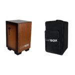 Clapbox Adjustable Snare Cajon Cb65- Birch Wood, (H:50 W:30 L:30) – 3 Internal Snares + Clapbox Cajon Bag With Carry Handle And Shoulder Straps Universal Size
