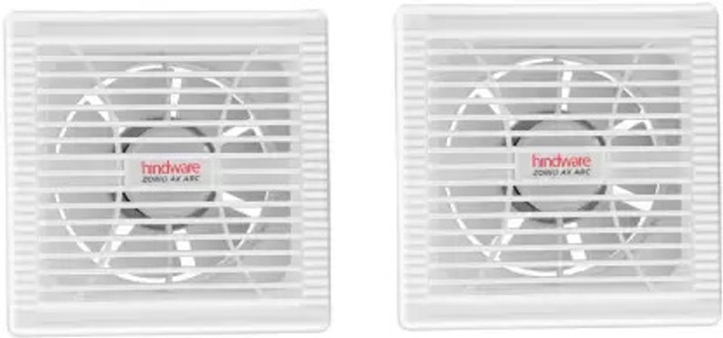 Hindware Zorio Ax Arc Pack Of 2 150 Mm With 1 Year Warranty 150 Mm Exhaust Fan(White | Pack Of 2)