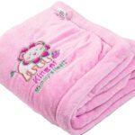 Bumtum Solid Double Ac Blanket For  Ac Room(Microfiber, Pink)