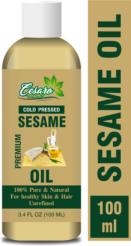 Cesaro Organics Organic Sesame Oil (Pure Hair Oil(100 Ml)