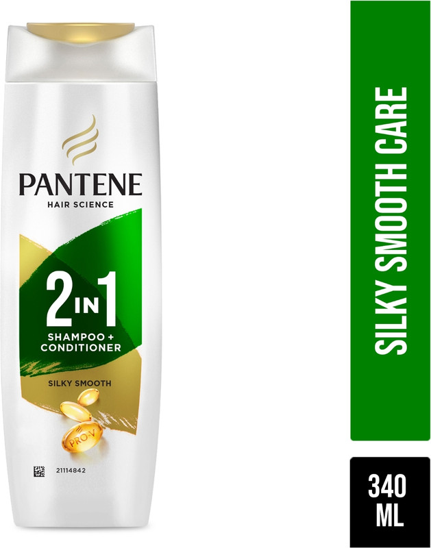 Pantene Hair Science 2In1 Silky Smooth Shampoo+Conditioner (340 Ml)(340 Ml)