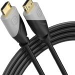 Portronics Hdmi Cable 3 M Konnect Sync 4K 60Hz With Gold Plated Connectors(Compatible With Mobile, Black, One Cable)