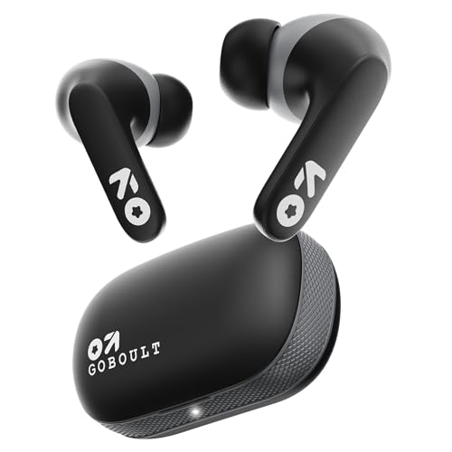 Boult Goboult Z20 Truly Wireless Bluetooth Ear Buds With 51H Playtime,Zen Calling Enc Mic,Made In India,Low Latency Gaming,Touch Controls,Rich Bass Drivers,Tws Earbuds Bluetooth Wireless(Jet Black)