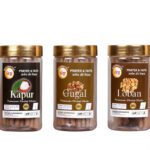 Shreshtha Premium Dry Dhoop Sticks (3X100Gms) Jar Packing Kapur, Loban, Gugal(300 G, Set Of 3)