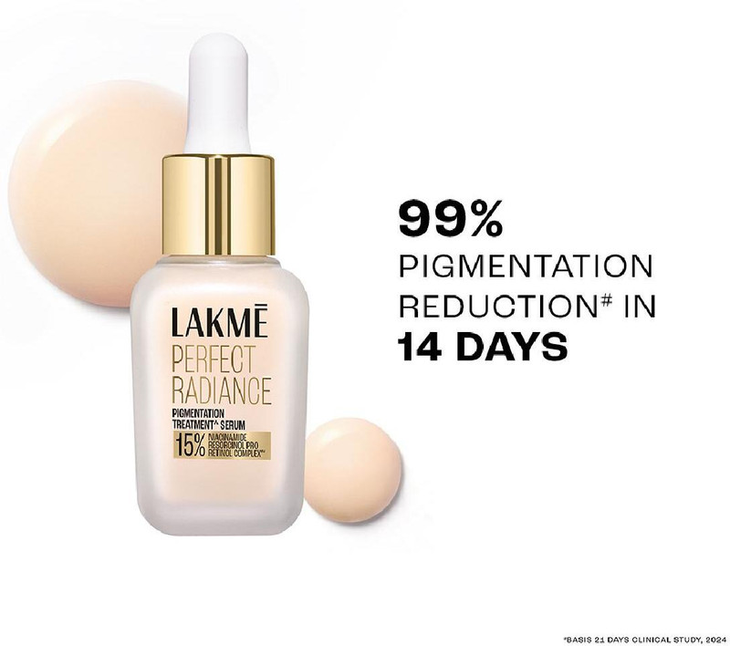 Lakmé Perfect Radiance Serum With 15% Niacinamide Resorcinol Pro Retinol Complex(30 Ml)