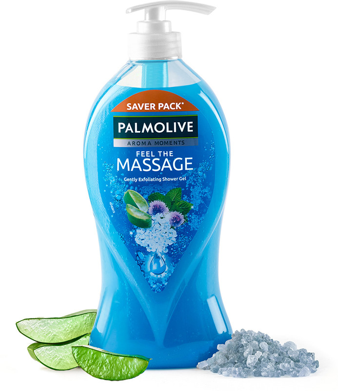Palmolive Aloevera & Thermal Mineral Feel The Massage Exfoliating Bodywash For Men & Women(750 Ml)