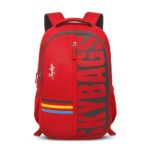 Skybags Krew 03 4 Compartment Laptop Backpack (H) Red,22 L