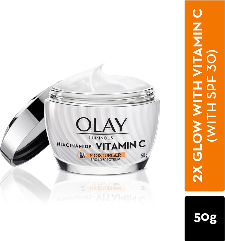 Olay Vitamin C Cream With Spf30, Brightens Skin & Reduces Dark Spots With Niacinamide(50 G)
