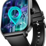 Boat Storm Call 3 Plus W/ Turn By Turn Navigation, Qr Tray, 49.7Cm(1.96″) Hd Display Smartwatch(Active Black Strap, Free Size)