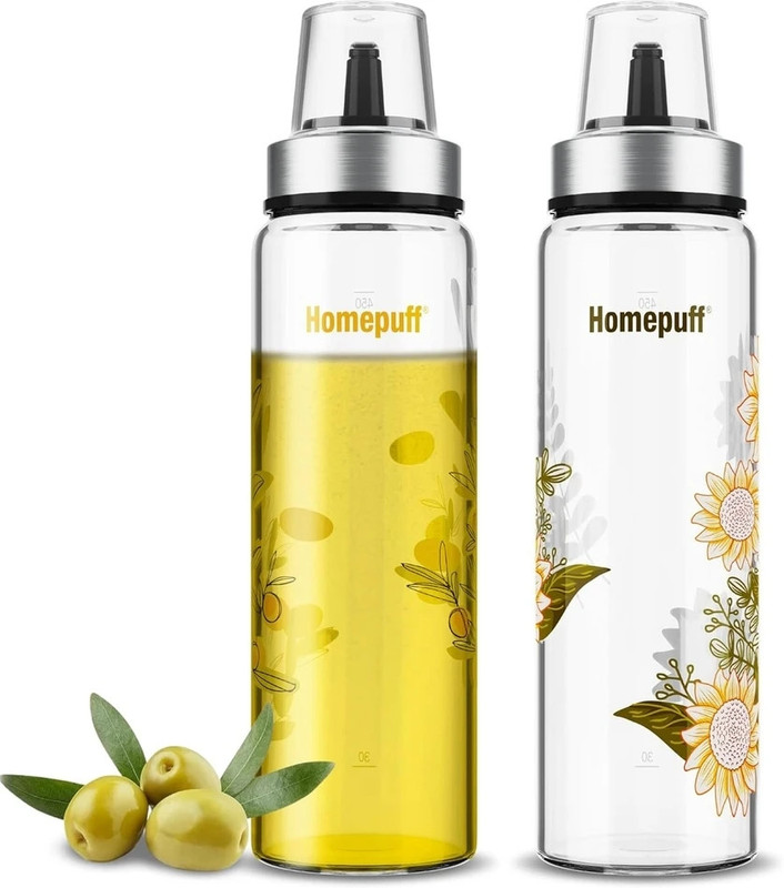 Home Puff 500 Ml Cooking Oil Dispenser(Pack Of 2)