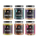 Nature Purify Dried Fruits Combo 1.5 Kg (Almond, Cashew, Apricot, Raisins, Black Raisins & Mixed Nuts)