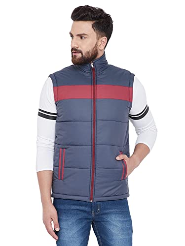 Billford Men’S A-Line Coat (Bfd-Jkt-Ss-28333_Navy Blue_Xl)