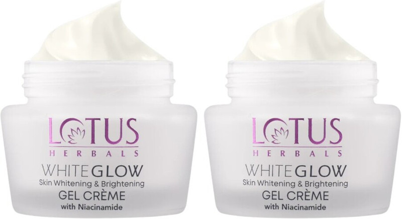 Lotus Herbals Whiteglow Skin Whitening & Brightening Gel Cream | Spf 25 | Pa +++| 40G(80 G)