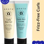 Arata Curl Styling Combo For Frizzy, Wavy & Curly Hair | Get Frizz-Free, Defined Curls(2 Items In The Set)