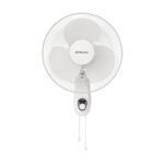 Bajaj Frore Neo 400 Mm Wall Mount Fan | Wall Fan For Kitchen & Home | Smooth Oscillation | 100% Copper Motor | High Air Delivery | 3-Speed Control | Rust Free | 2-Yrs Warranty 【White】