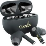 Voods V Airbuds – Pro, Anc Wireless Earbuds, 70Hrs Playback Ip65-Water&Dust Resistant Bluetooth(Black, In The Ear)