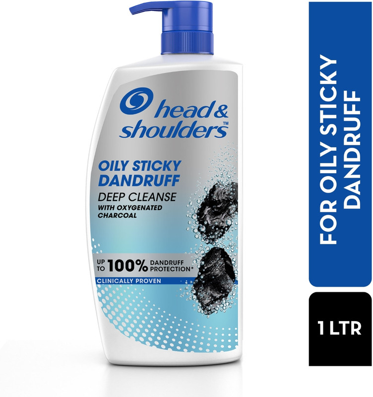 Head & Shoulders Deep Cleanse Dandruff Shampoo For Oily Scalp & Dandruff(1 L)