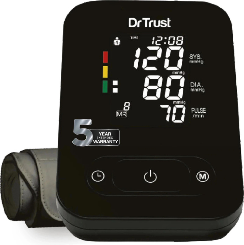 Dr Trust (Usa) Smartheart Bp Machine – Automatic Digital Talking Blood Pressure Testing Bp Monitor(Black)
