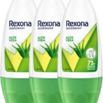 Rexona Aloe Vera Underarm Roll On Deodorant For Women (Po3) Deodorant Roll-On  –  For Women(150 Ml, Pack Of 3)